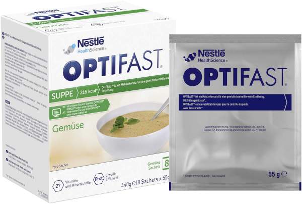 Optifast Suppe Gemüse 8 X 55 G Pulver