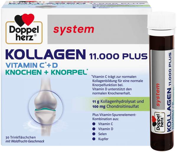 Doppelherz system Kollagen 11.000 Plus System 30 x 25 ml Ampullen