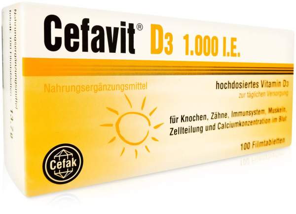 Cefavit D3 1.000 I.E. 100 Filmtabletten