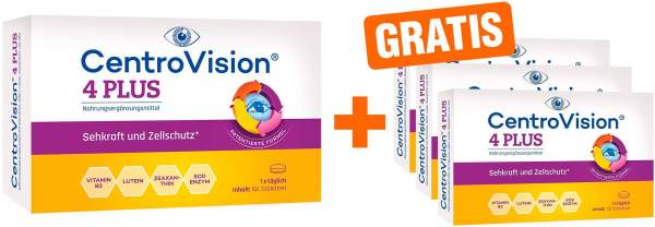 Centrovision 4 plus 60 Tabletten + gratis Centrovision 4 plus 30 Tabletten