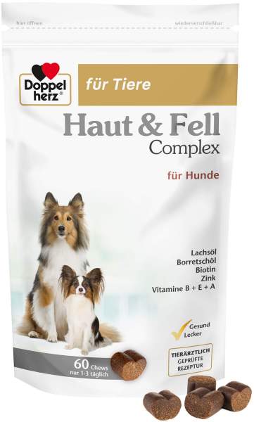 Doppelherz Haut &amp; Fell Complex Für Hunde 60 Chews
