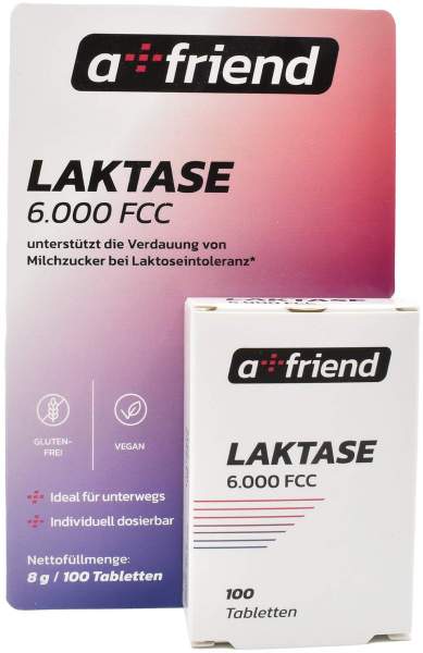 A Friend Laktase 6.000 Fcc 100 Tabletten