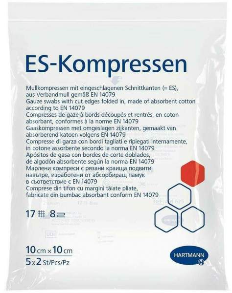 ES-Kompressen steril 10 x 10 cm 5 x 2 Stück