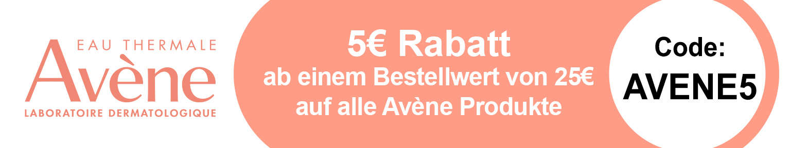5€ Aktion ab 25€ Bestellwert | AVENE5