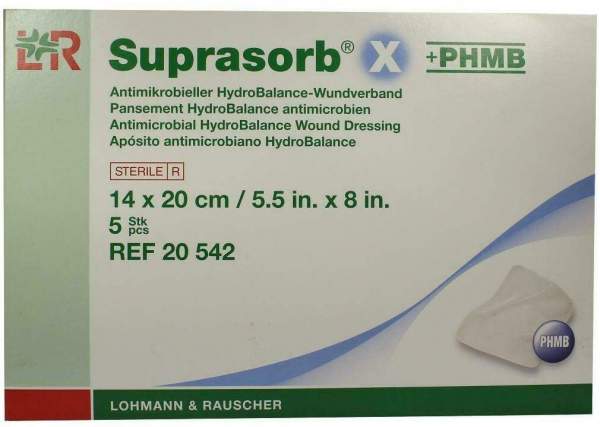 Suprasorb X + Phmb Hydrobalance Wundverband 14x20cm