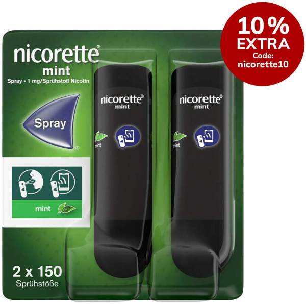 Nicorette Mint Spray 1 mg 2 Stück