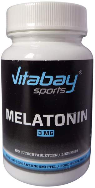 Melatonin 3 mg Schlaf-Hormon Vegan Lutschtabletten