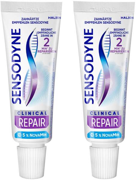 Sensodyne Clinical Repair Zahnpasta 2 x 75 ml