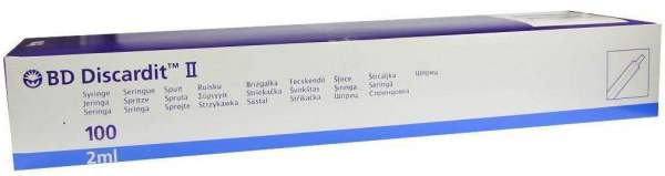 Bd Discardit II 100 X 2 ml Spritzen