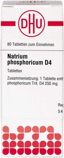 Natrium Phosphoricum D 4 Tabletten 80 Stück