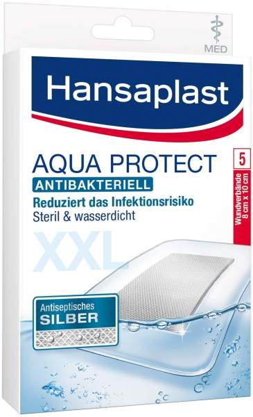 Hansaplast Med Aqua Protect 5 Pflaster Xxl 8 X 10 cm