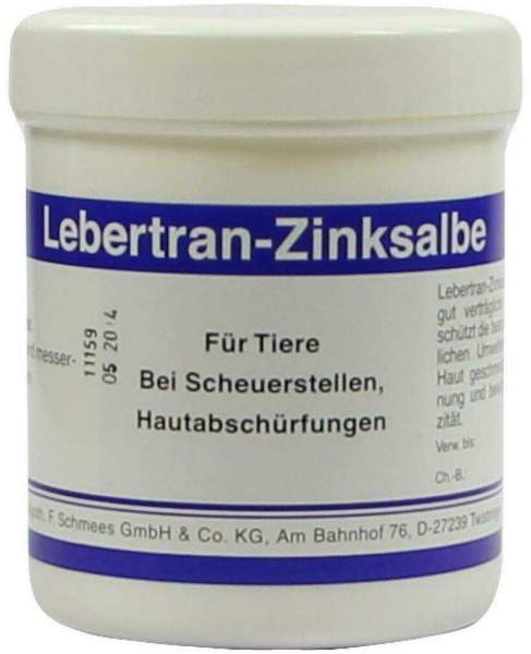 Lebertran Zinksalbe Vet 100 g Salbe