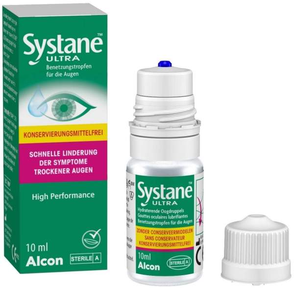Systane Ultra Benetzungstropfen ohne Konservierungsmittel 10 ml Augentropfen
