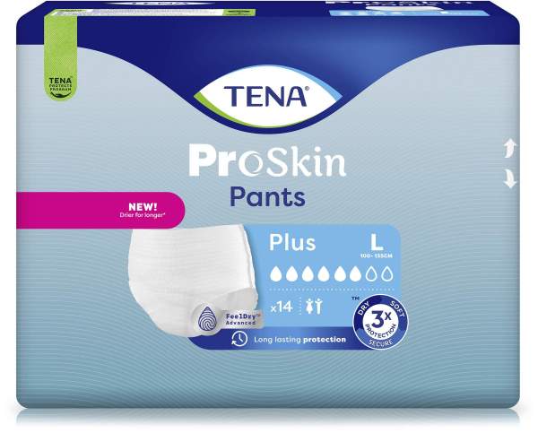 Tena Pants Plus L Einweghosen 4 X 14 Stück