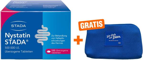 Nystatin Stada 100 Tabletten + gratis Multifunktionstasche