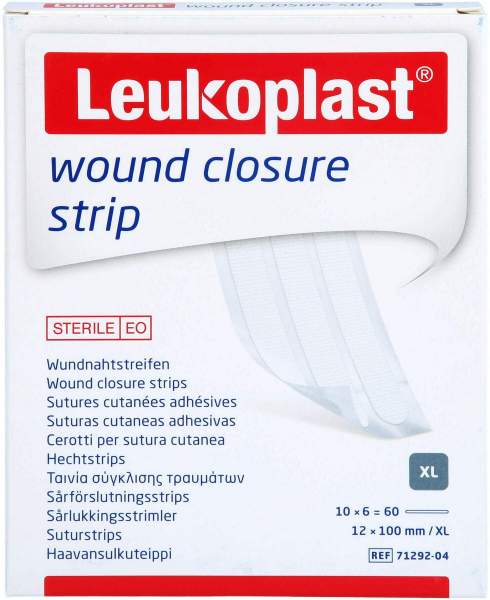 Leukoplast wound closure strip 12x100 mm weiß 10 x