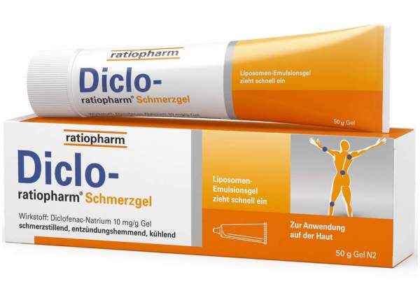 Diclo-ratiopharm Schmerzgel 50 g Gel