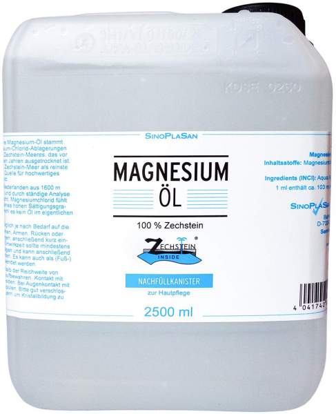 Magnesiumöl 100% Zechstein 2500 ml