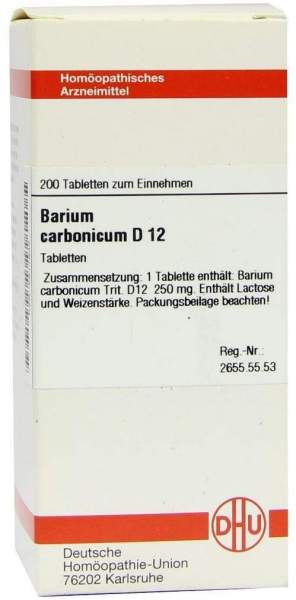 Barium Carbonicum D 12 200 Tabletten