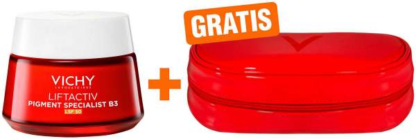 Vichy Liftactiv B3 Anti-Pigmentflecken LSF 50 Creme 50 ml + gratis Kosmetiktasche XMas 1 Stück