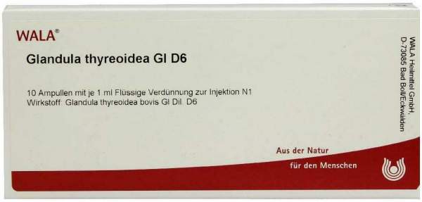 Wala Glandula Thyreoidea Gl D6 10 X 1 ml Ampullen