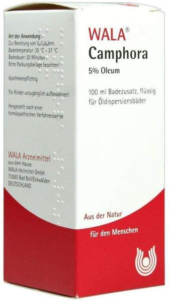 Wala Camphora Öl 5% Oleum 100ml Badezusatz
