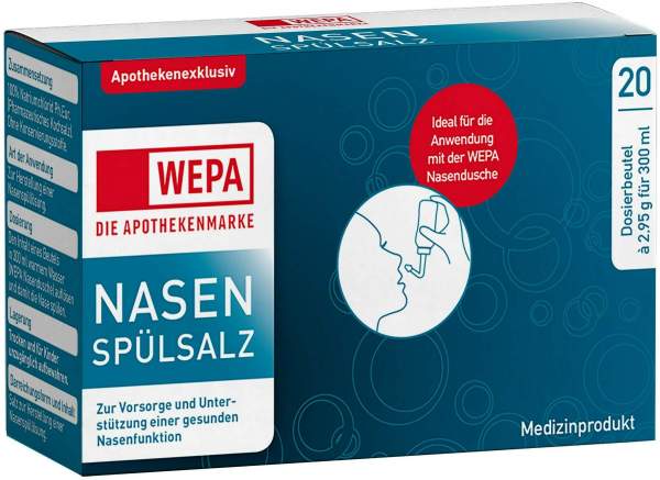 WEPA Nasenspülsalz 60 Sachets 60 x 2,95 g
