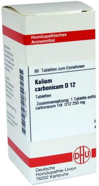 Dhu Kalium Carbonicum D12 80 Tabletten