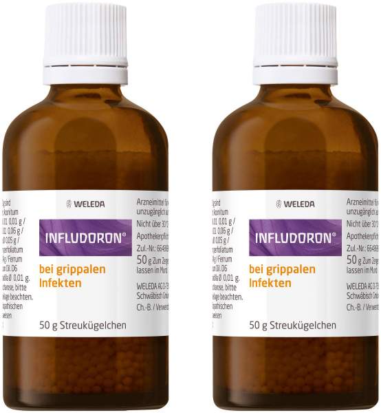Weleda Infludoron Streukügelchen 2 x 50 g Globuli