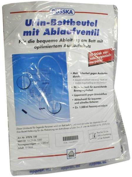 Bettbeutel 1,5 L Mit Ablauf