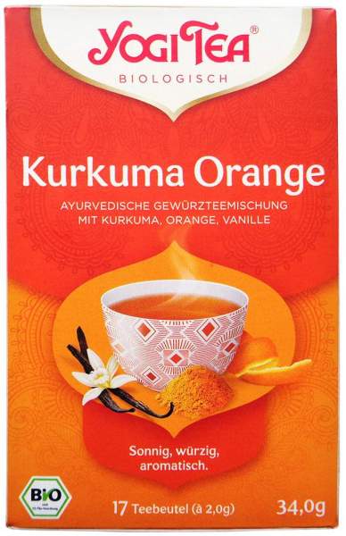 Yogi Tea Kurkuma Orange Bio 17 Filterbeutel
