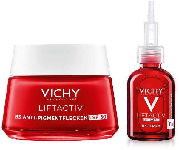 Vichy Liftactiv B3 Anti-Pigmentflecken Creme LSF 50 50 ml + Vichy Liftactiv Specialist B3 Serum 30 ml
