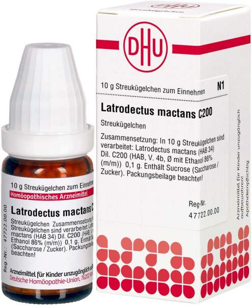 Latrodectus Mactans C 200 Globuli