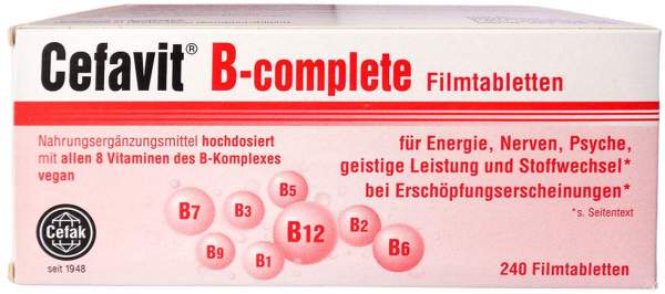 Cefavit B-Complete Filmtabletten 240 Stück