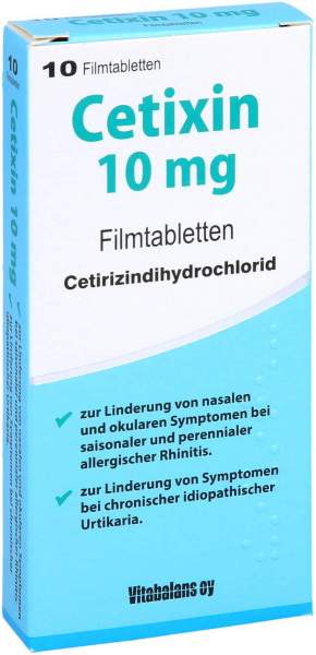 Cetixin 10 mg 10 Filmtabletten