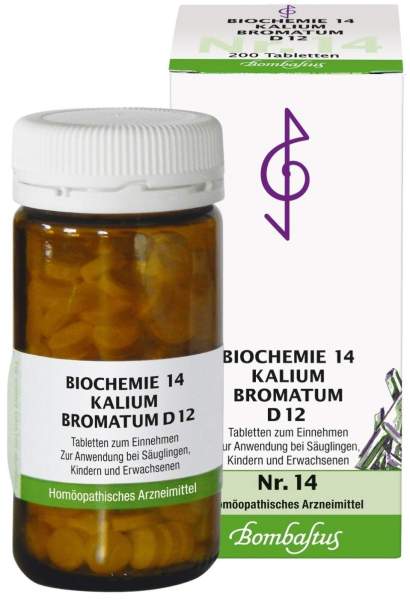 Biochemie Bombastus 14 Kalium Bromatum D 12 200 Tabletten
