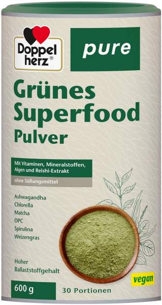 Doppelherz pure Grünes Superfood Pulver 600 G