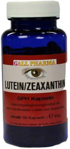 Lutein Zeaxanthin Gph Kapseln 90 Kapseln