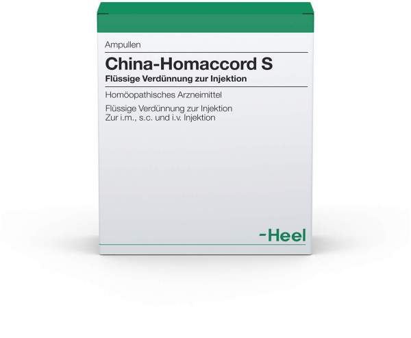 China Homaccord S Ampullen 10 Ampullen