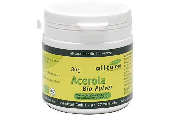 Acerola Bio Pulver 80 G