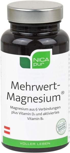 Nicapur Mehrwert-Magnesium 60 Kapseln