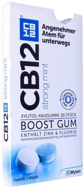 CB12 boost strong mint Kaugummi 10 Stück