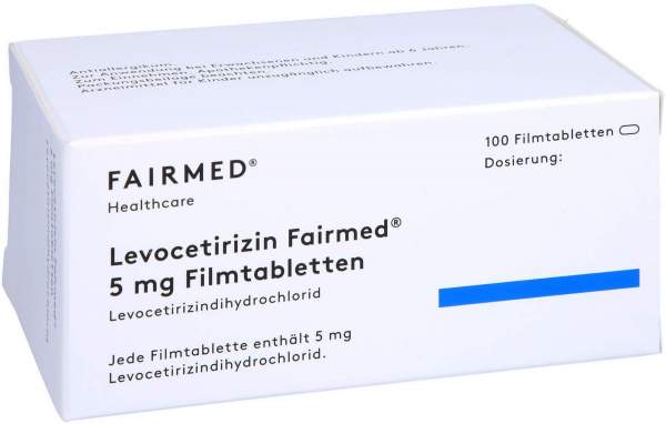 Levocetirizin Fairmed 5 mg Filmtabletten 100 Stück