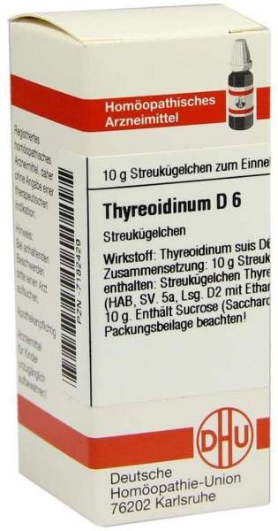 Thyreoidinum D6 10 G Globuli