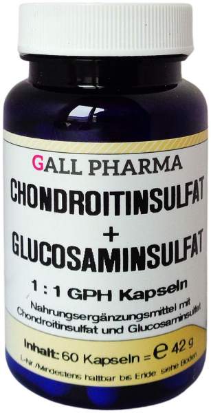 Chondroitinsulfat+Glusosaminsulfat 1:1 GPH Kapseln 60 Stück