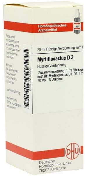 Myrtillocactus D 3 Dilution