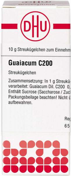 Dhu Guaiacum C200 Globuli 10 G