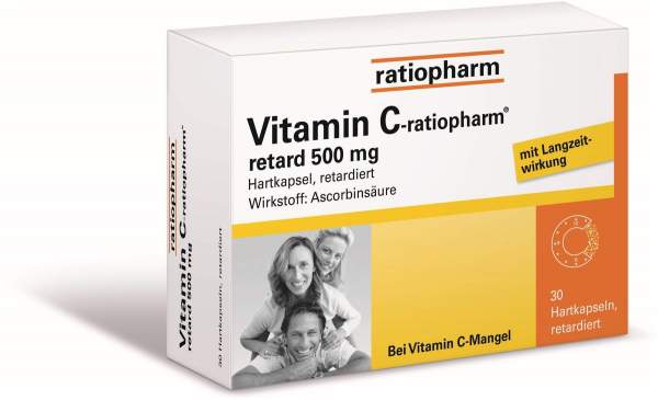 Vitamin C Ratiopharm Retard 500 mg 30 Kapseln