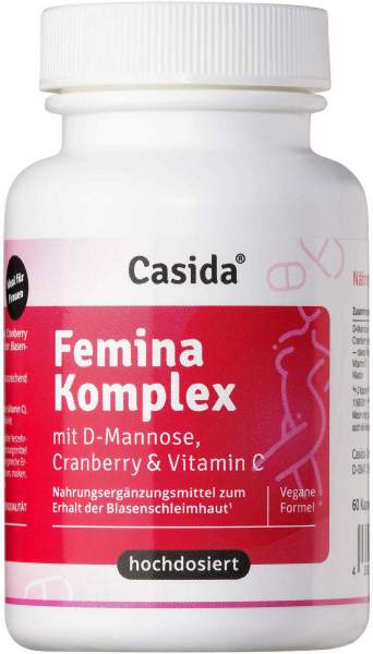 Femina Komplex Mit D Mannose+cranberry Kapseln 60 Stück