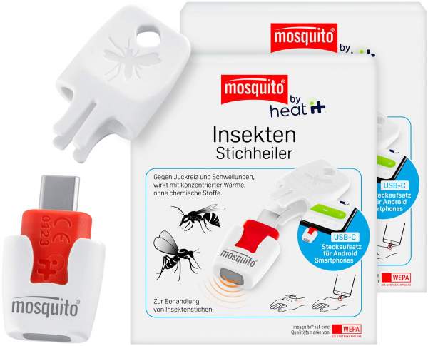 Mosquito heat it USB-C Insekten Stichheiler 2 x 1 Stück